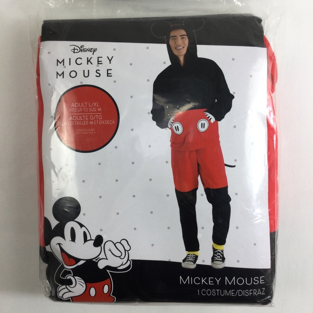 Disney Mickey Mouse Adult Costume - Red and Black